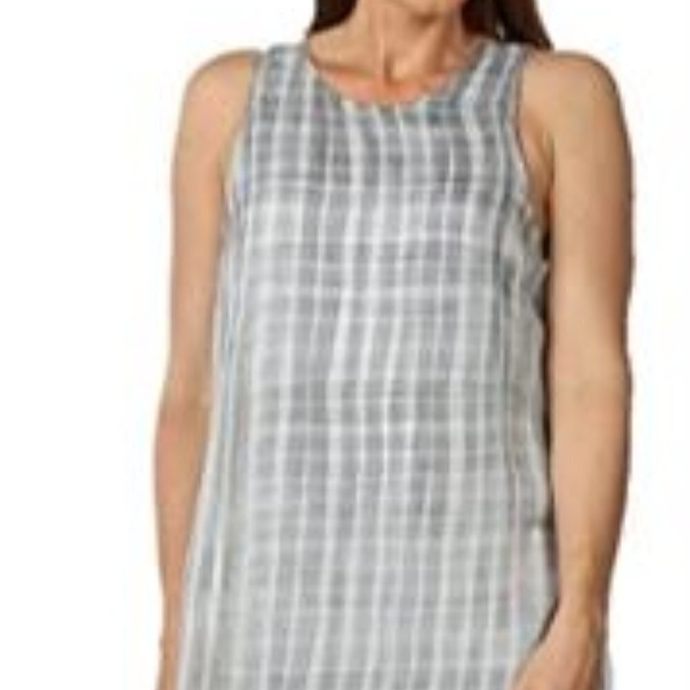 Vince Camuto Dress BNWT small gray chiffon overlay